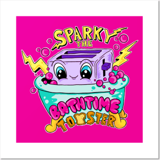 Sparky the Bathtime Toaster Posters and Art